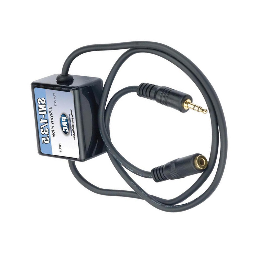 PAC Noise Filter for 3.5 Aux. between audio source & radio