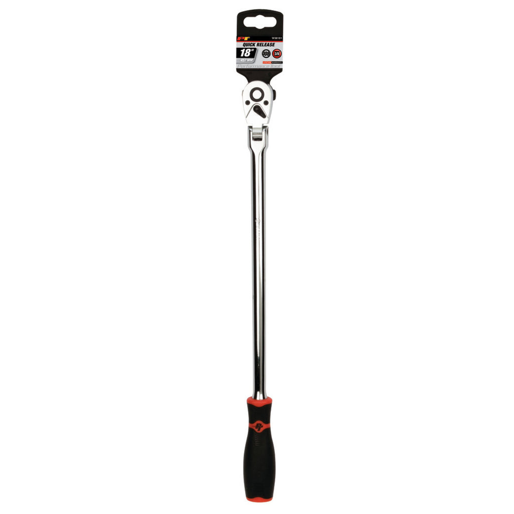 Performance Tool W38181 3/8-Inch Drive Flex Head Long Ratchet
