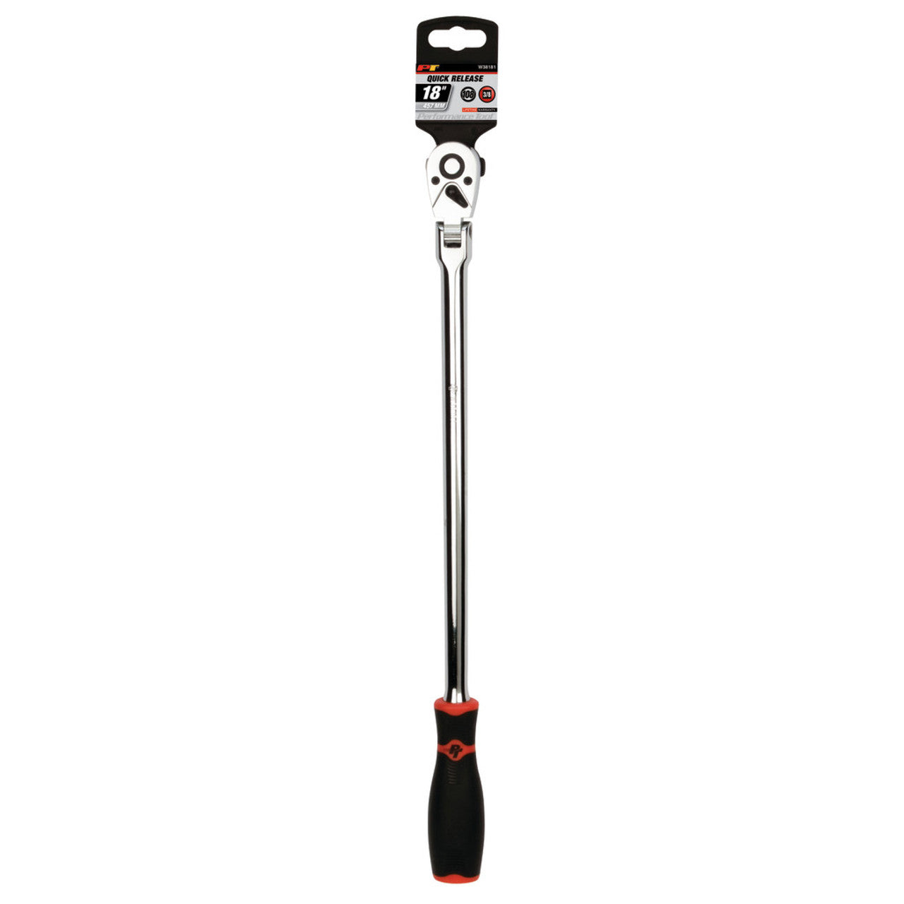 Performance Tool W38181 3/8-Inch Drive Flex Head Long Ratchet