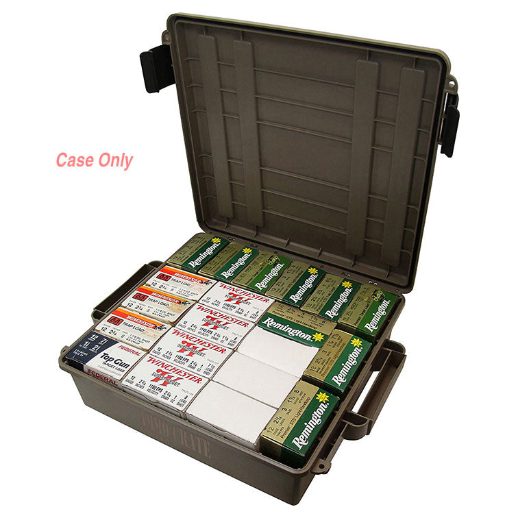 MTM ACR5-72 Ammo Crate Utility Box, Ammo, survival or hunting gear storage, O-Ring seal for water resistant dry storage, Double padlock tapped for security, Carries 85lbs of gear
