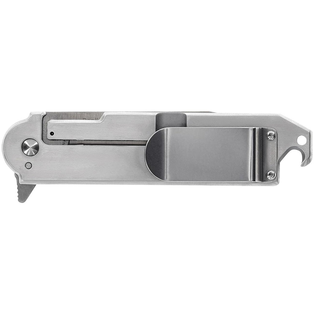 Smith & Wesson Accessories Smith & Wesson Big Benji Featuring 8Cr13MoV Stainless Steel Tanto Blade, G-10 Handles, Bottle Opener, and Money Clip