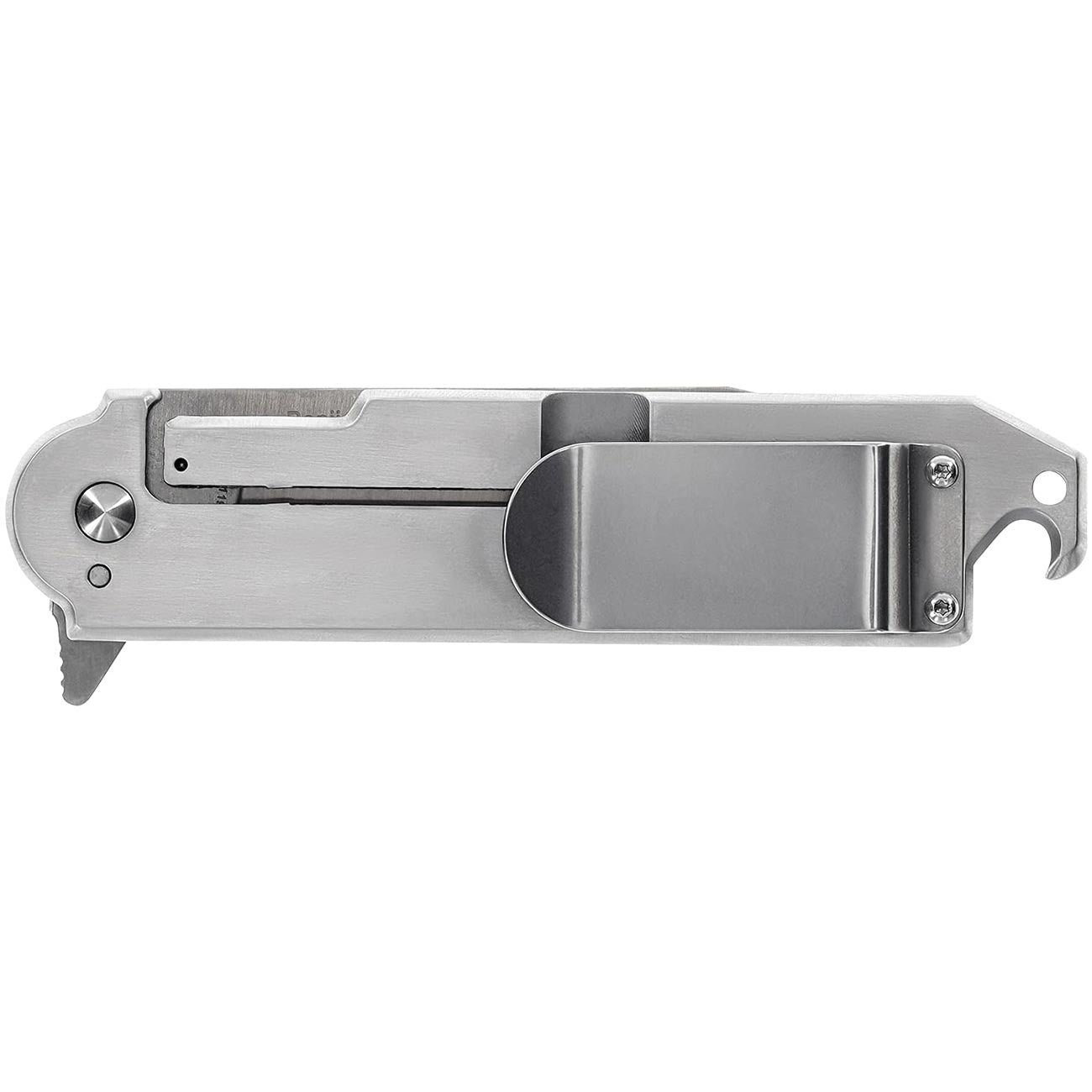Smith & Wesson Accessories Smith & Wesson Big Benji Featuring 8Cr13MoV Stainless Steel Tanto Blade, G-10 Handles, Bottle Opener, and Money Clip