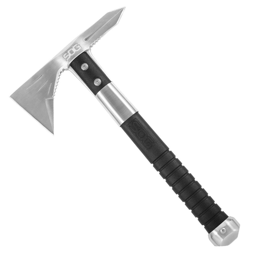 SOG Tomahawk Tactical Hatchet - Voodoo Hawk Mini Tactical Axe, Throwing Hatchet w/ 2.75 Inch Blade for Survival Sports and Camping Axes (F182N-CP)