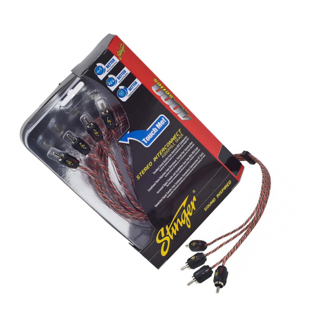 Stinger SI4220 20 -Foot of 2-Channel 4000 Series RCA Interconnect Cable