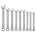 Williams WS-1120NRC Combo Ratcheting Wrench Set, 1/4 - 3/4-Inch, 9-Piece
