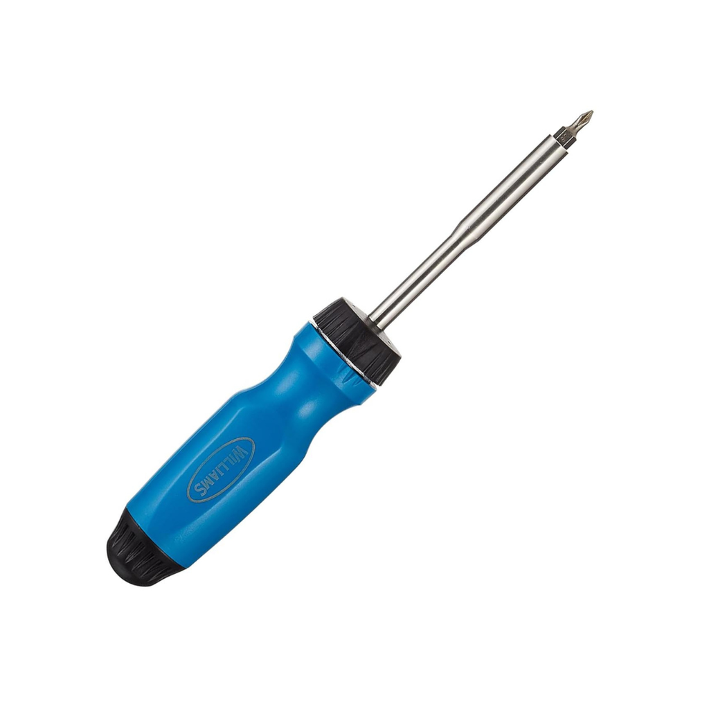 Williams JHWWRS-1 Magnetic Multi-bit Ratcheting Screwdriver, 9-Inch