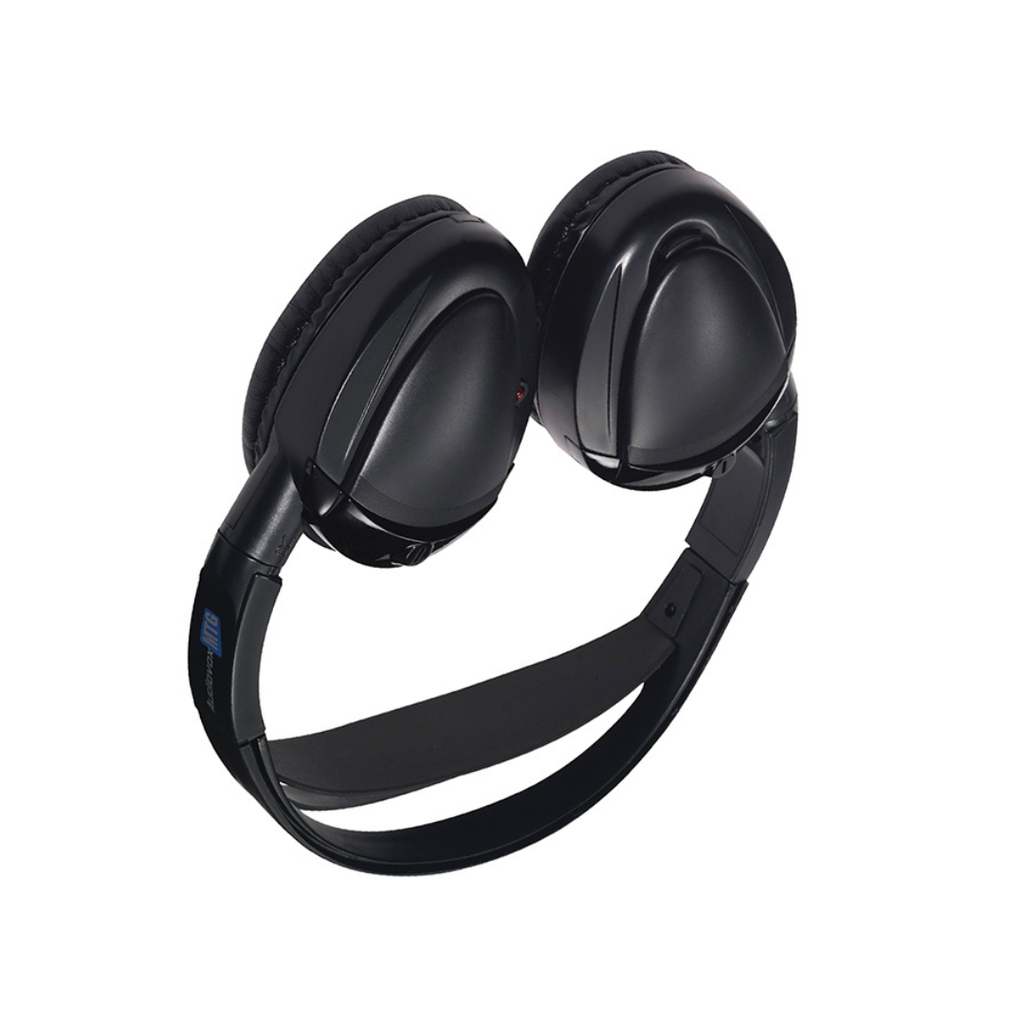 Audiovox Single Channel Wireless Fold-Flat Headphones with Batteries