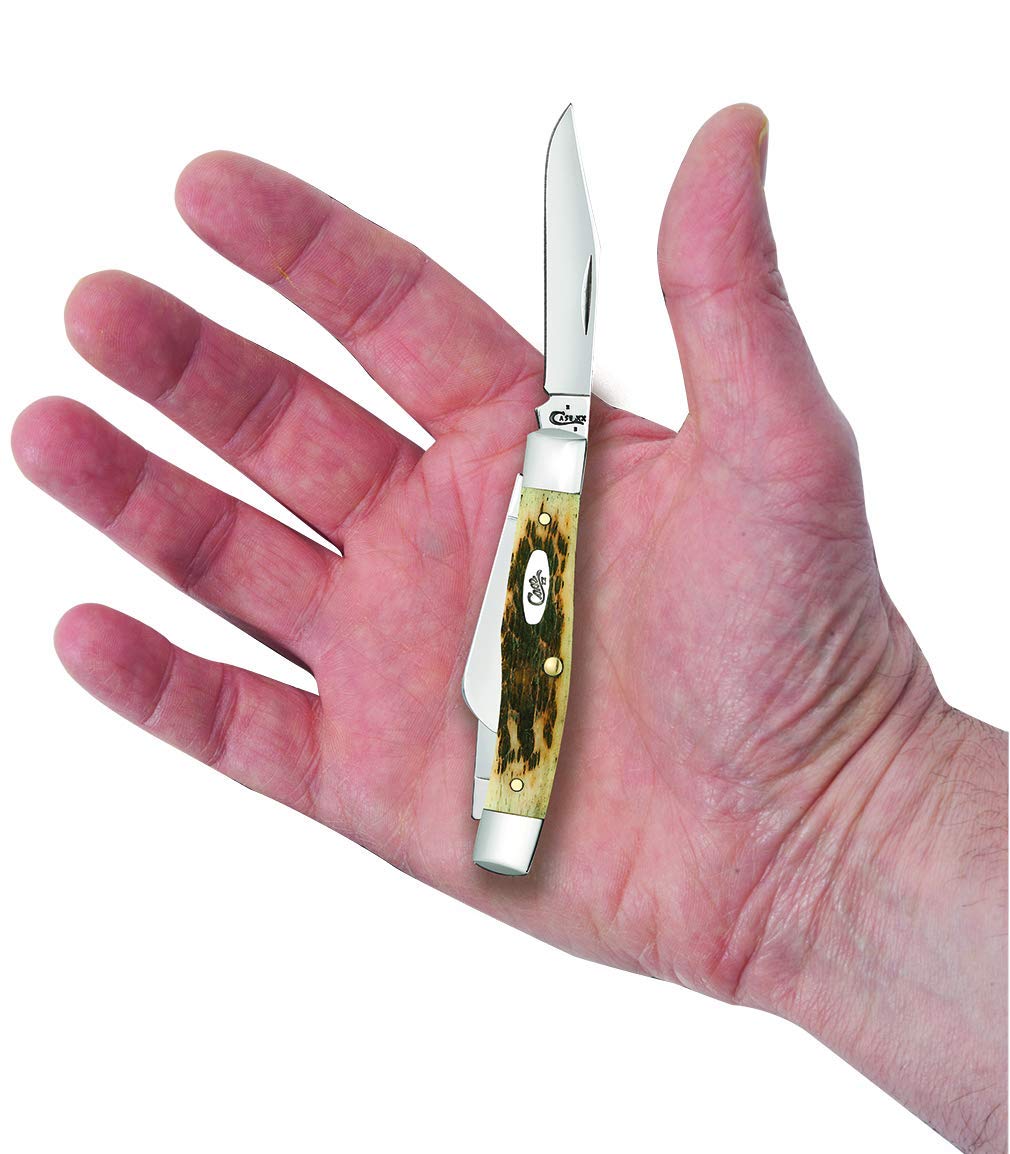 Case Knives Medium Stockman Folding Pocket Knife CASE079 – 3-Blade Stainless Steel, Traditional Slip Joint