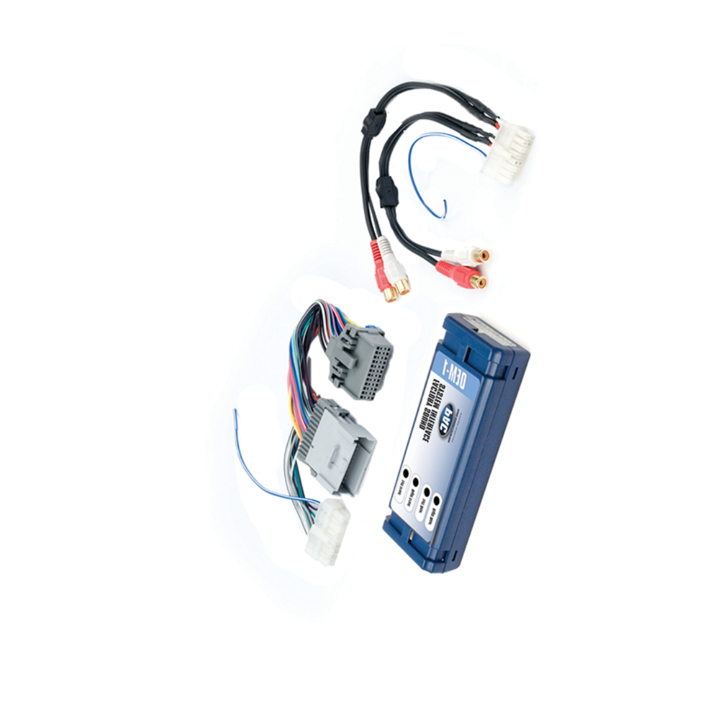 PAC AOEM-GM24 Amplifier Interface for 2000-2013 GM Vehicles with Bose – 4-Channel RCA Add-On Amp Integration