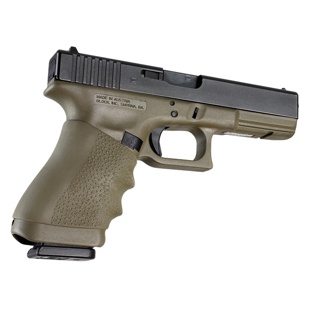 Hogue HandAll Universal Full Size Grip Sleeve, OD Green - 17001