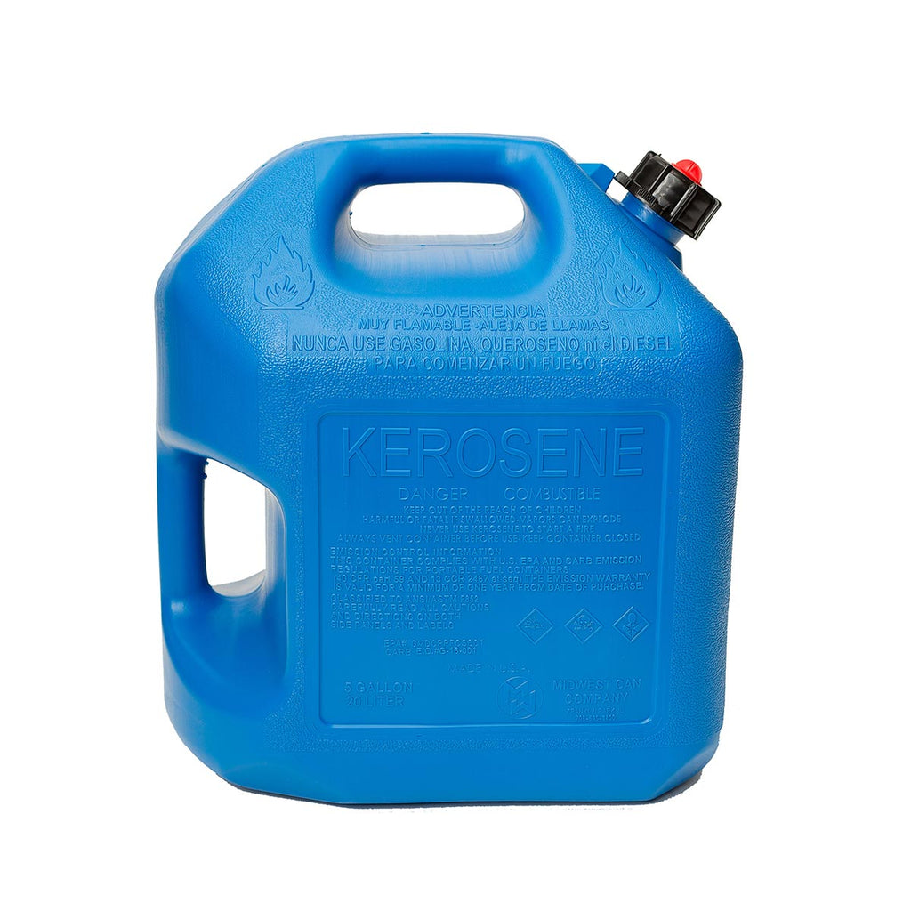 Midwest Can 7610 5 Gallon Kerosene Can w/Quick Flow Spout