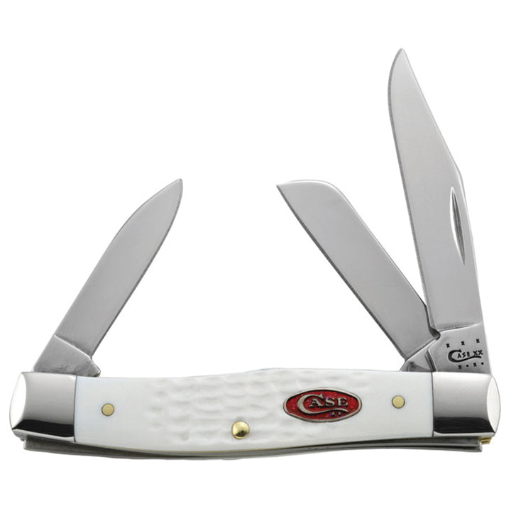 W. R. Case & Sons SparXX Medium Stockman Pocket Knife CASE60184 – 3-Blade Tru-Sharp Stainless Steel Folding EDC Knife