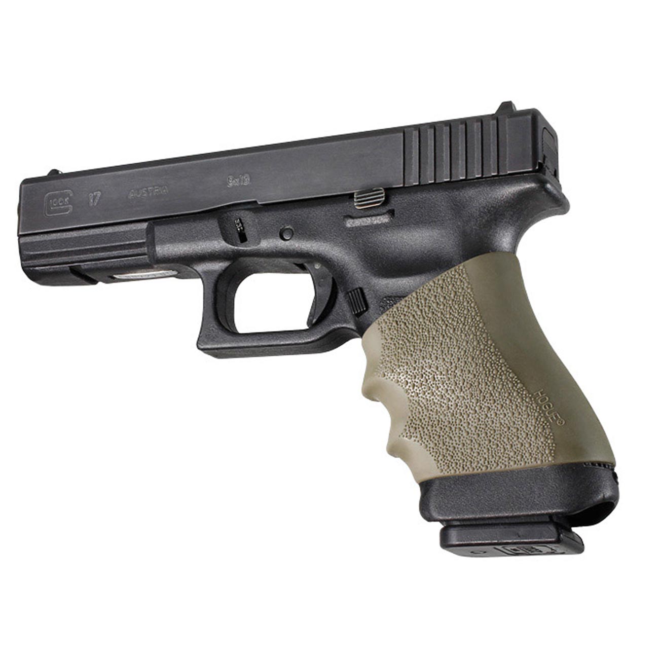 Hogue HandAll Universal Full Size Grip Sleeve, OD Green - 17001