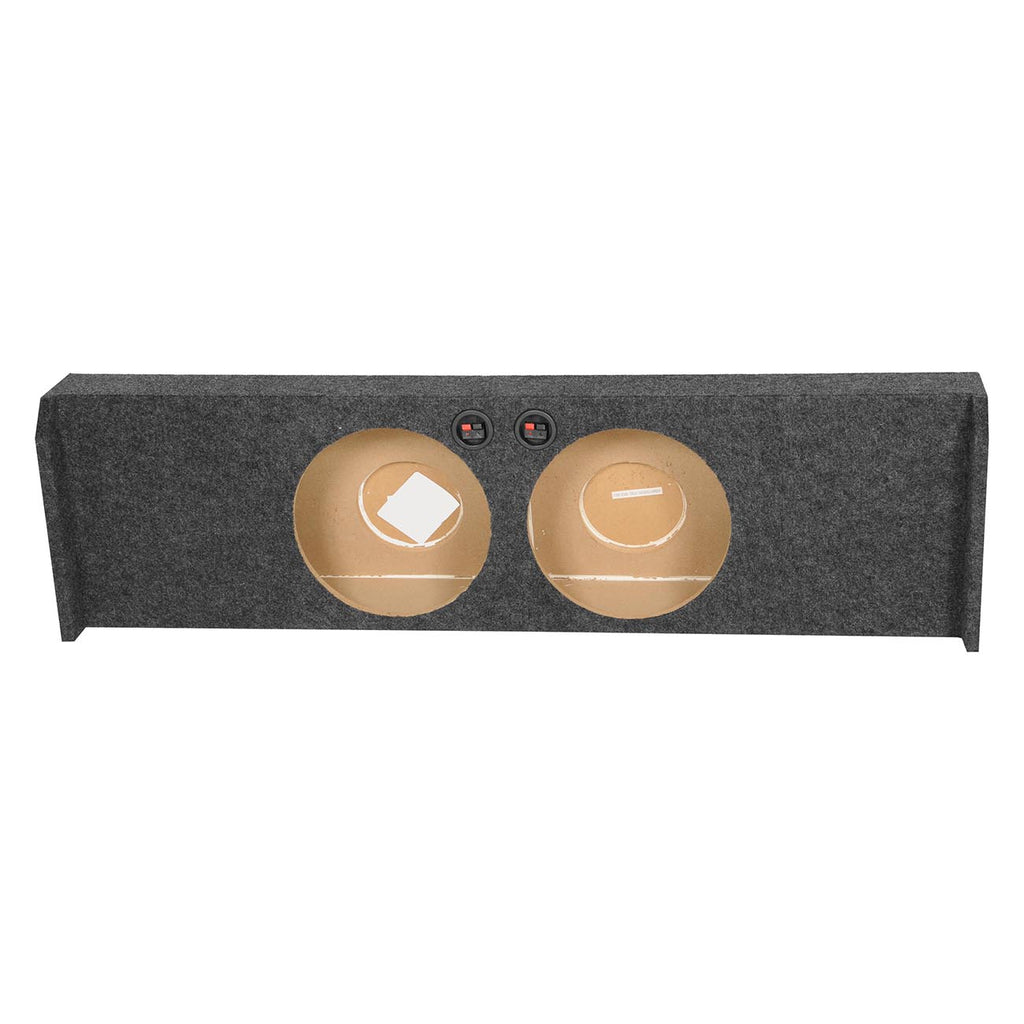 QPower BQFORD122009DF Dual 12" Sealed Subwoofer Enclosure for 2009–2024 Ford F-150 Super Crew & 2017–2024 F-250/350 Super Duty