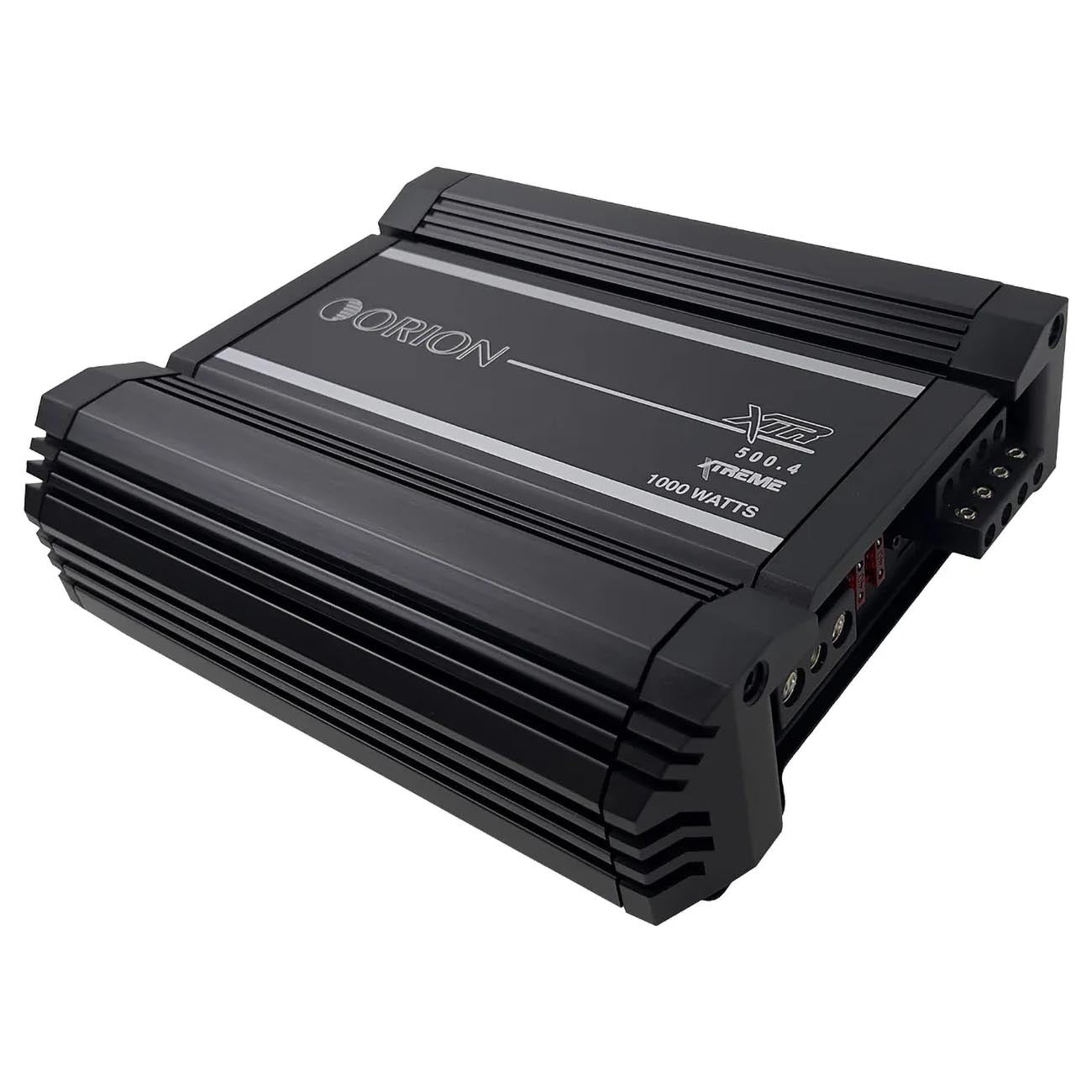 Orion XTR Series XTR500.4 High Power Class A/B 4-Channel Amplifier - 500W RMS, 2/4 Ohm Stable, High/Low Pass Crossover, Bass Boost Control, MOSFET Power Supply, Bass Knob Included, Made in Korea