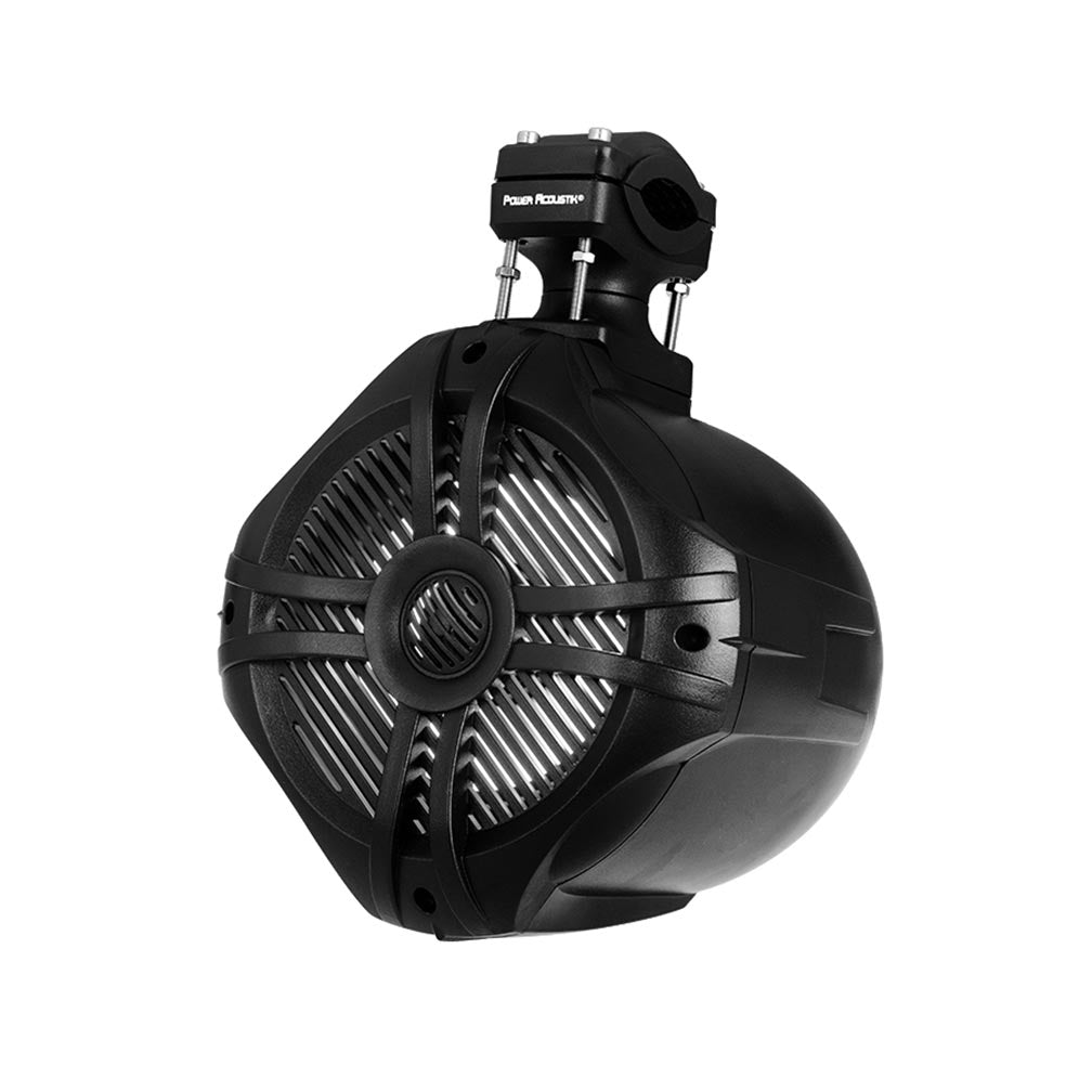 MWT-65BL Power Accoustik LED 6.5" 600W Marine Boat Wake Tower Speakers
