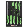 OEMTOOLS 23999 Mechanic's Screwdriver Set, 8 Piece | 8 Commonly Used Slotted Flathead & Phillips Screwdrivers | Auto Mechanic & Technician, & Homeowner Tools | Alloy Steel