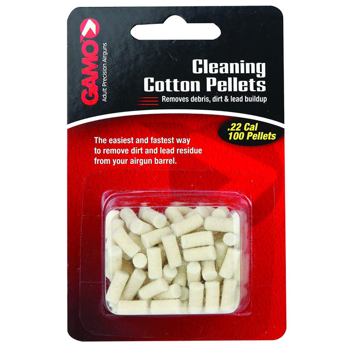 Gamo 621241654CP Air Rifle Cotton Cleaning Pellets, .22 Caliber (100 Count)