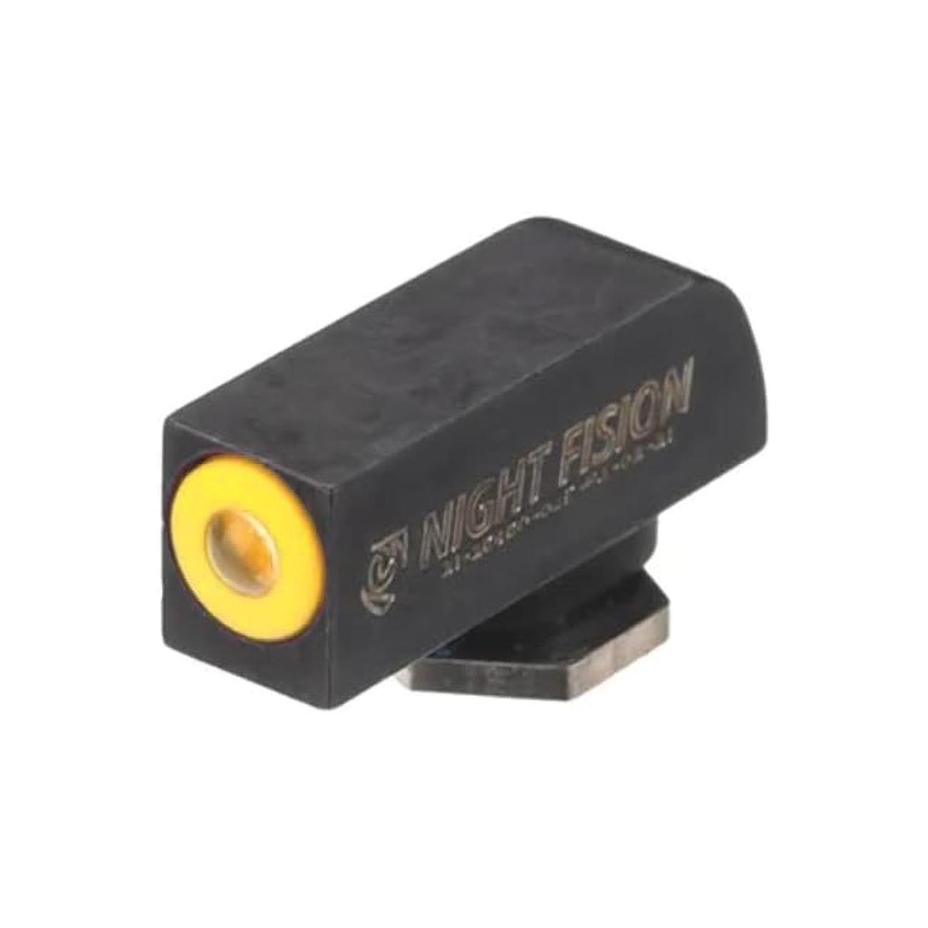 Night Fision Tritium Perfect Dot Front Sight Compatible with Glock 17/17L/19/22-28/31-35/37-39/48 - Yellow Ring