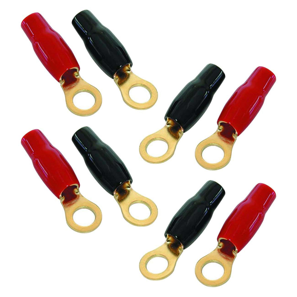 Nippon Power Audiopipe Pbtr8 Wire Terminals 8 Gauge Ring 8 Per Pack