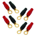 Nippon Power Audiopipe Pbtr8 Wire Terminals 8 Gauge Ring 8 Per Pack