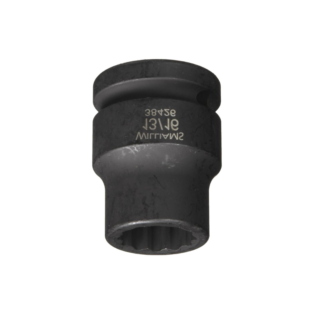 Williams JHW38426 13/16” Shallow Impact Socket – 3/4” Drive, 12 Point, High Strength Alloy Steel, Industrial Grade Socket