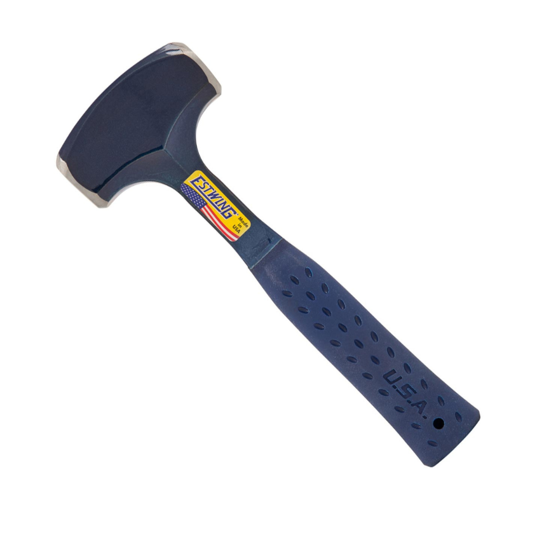ESTWING Drilling/Crack Hammer - 2-Pound Sledge with Forged Steel Construction & Shock Reduction Grip - B3-2LB