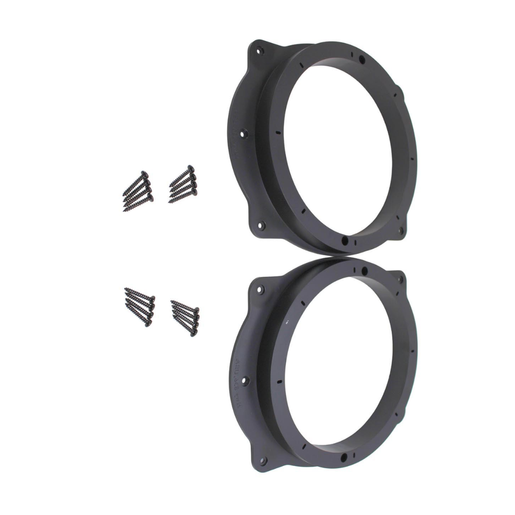 Audiopipe RING-PVCA69-8 Toyota 6×9″ to 8″ Speaker Adapter Rings – PVC Plastic Mounting Spacer Plates Black (Pair)