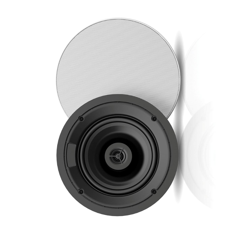 MTX ICM812 8″ In-Ceiling Speakers (Pair) – 2-Way Home Audio Ceiling Mount Speakers for Home Theater & Whole-House Audio