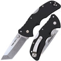 Cold Steel Mini Recon 1 3" AUS10A Tanto Point Blade 4" GFN Handle Folding Knife w/Tri-Ad Lock, Ambidextrous Pocket/Belt Clip