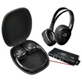 Power Acoustik HP902RFT Wireless RF Headphones Pair – 900MHz Dual Channel w/ FM Transmitter