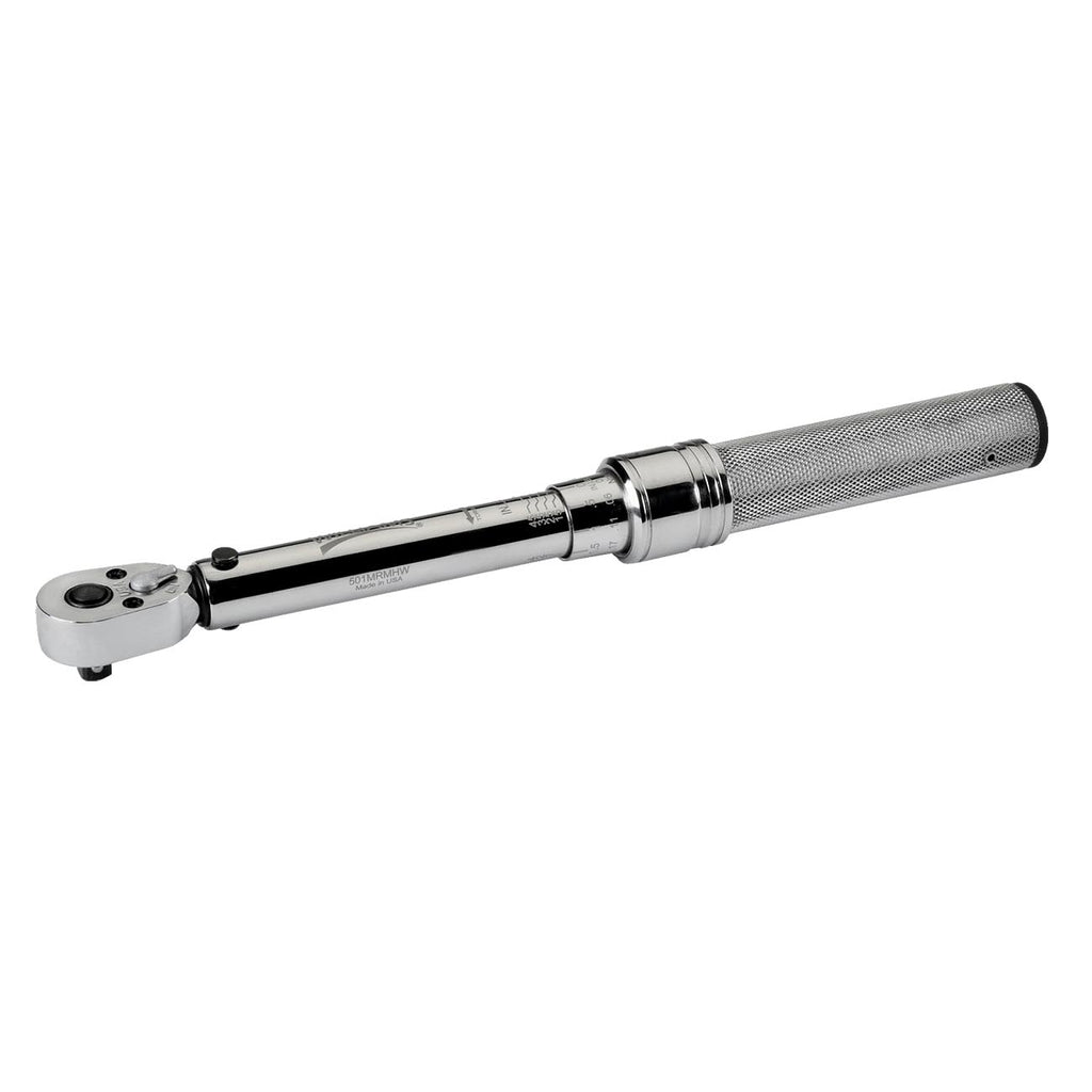 CDI 1/4 Inch Drive Adjustable Click Torque Wrench, Range 10-50 In Lbs / 1.4-5.4 Nm (501MRMH)