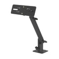 Marine Electronic Mount, Fish Finder Bracket, Anodized Aluminum 350 Degree Swivel Monitor Mount with Adjustable Height, Easy Install, Mounting Plate Fits Most Monitors