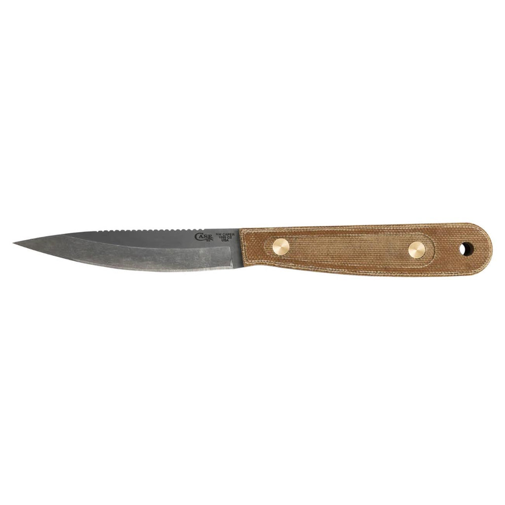 Case Cutlery CA50629: Welker Caper Natural Micarta