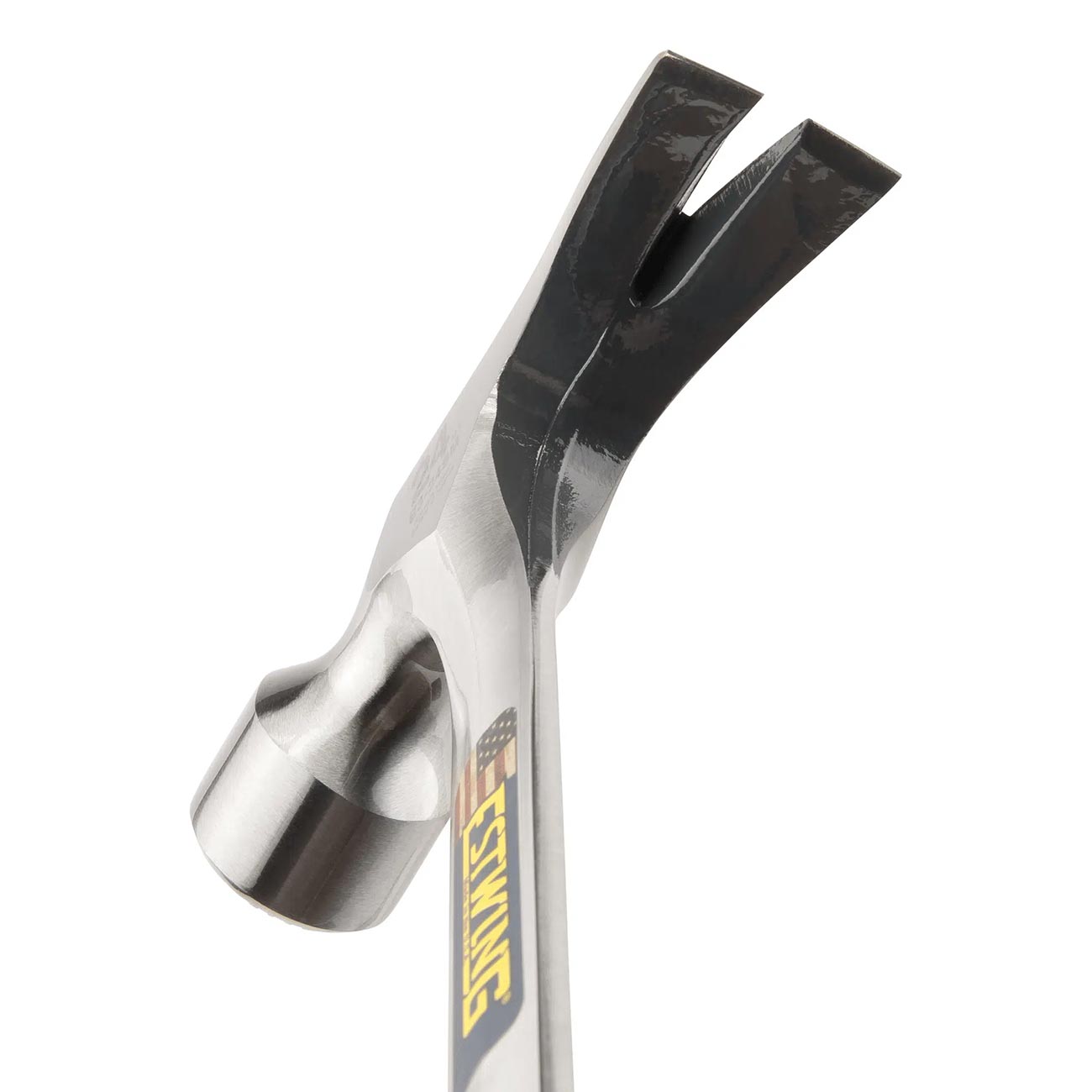 ESTWING Framing Hammer - 24 oz Long Handle Straight Rip Claw with Milled Face & Shock Reduction Grip - E3-24SM