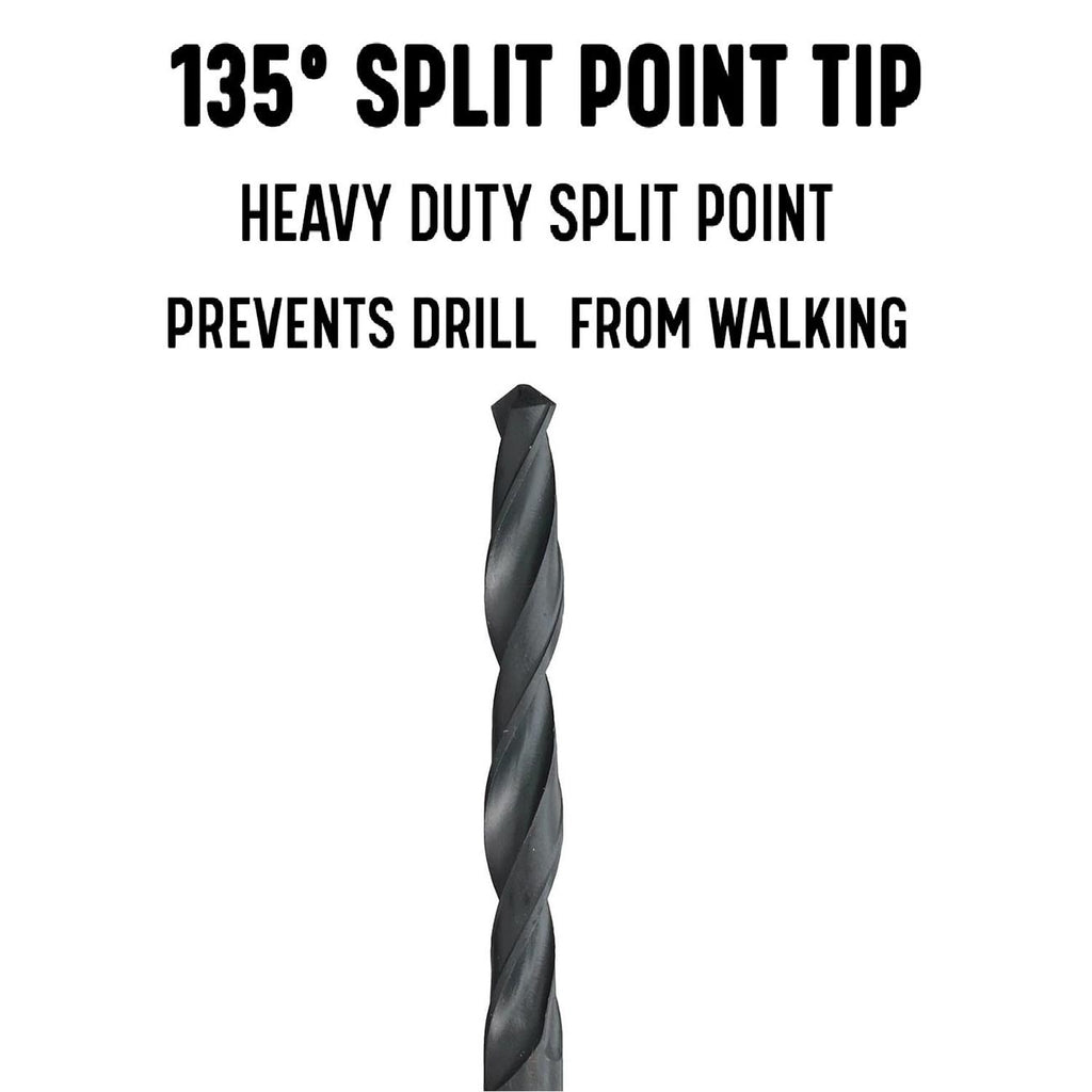 DRILL AMERICA 3/8" x 12" HSS Aircraft Extension Drill Bit