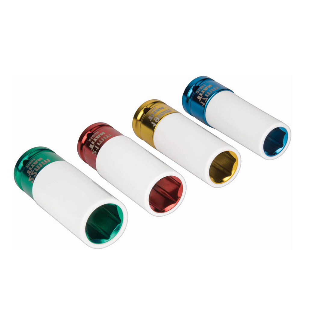 Titan 21095 4-Piece 1/2-Inch Drive Non-marring Impact Deep Lug Nut Socket Set