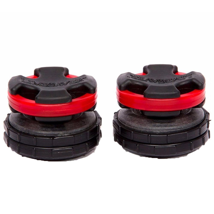 LimbSaver Broadband Dampener for Split Limb Compound Bows, Red, 2-Pack