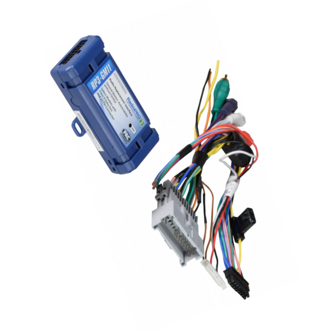 PAC RP3-GM11 Radio Replacement Interface for Select GM Vehicles without On-Star,Blue/Black