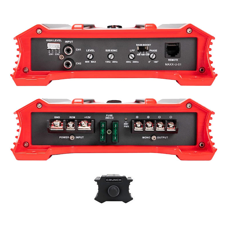 Crunch Ground Pounder GP-3500.1D 3500 Watt Monoblock Amplifier