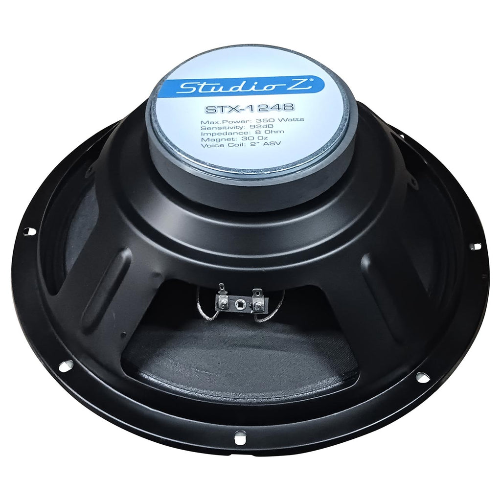 Audiopipe STX1248 Studio Z 12" Replacement Woofer 350 Watts Max 8 Ohm Svc