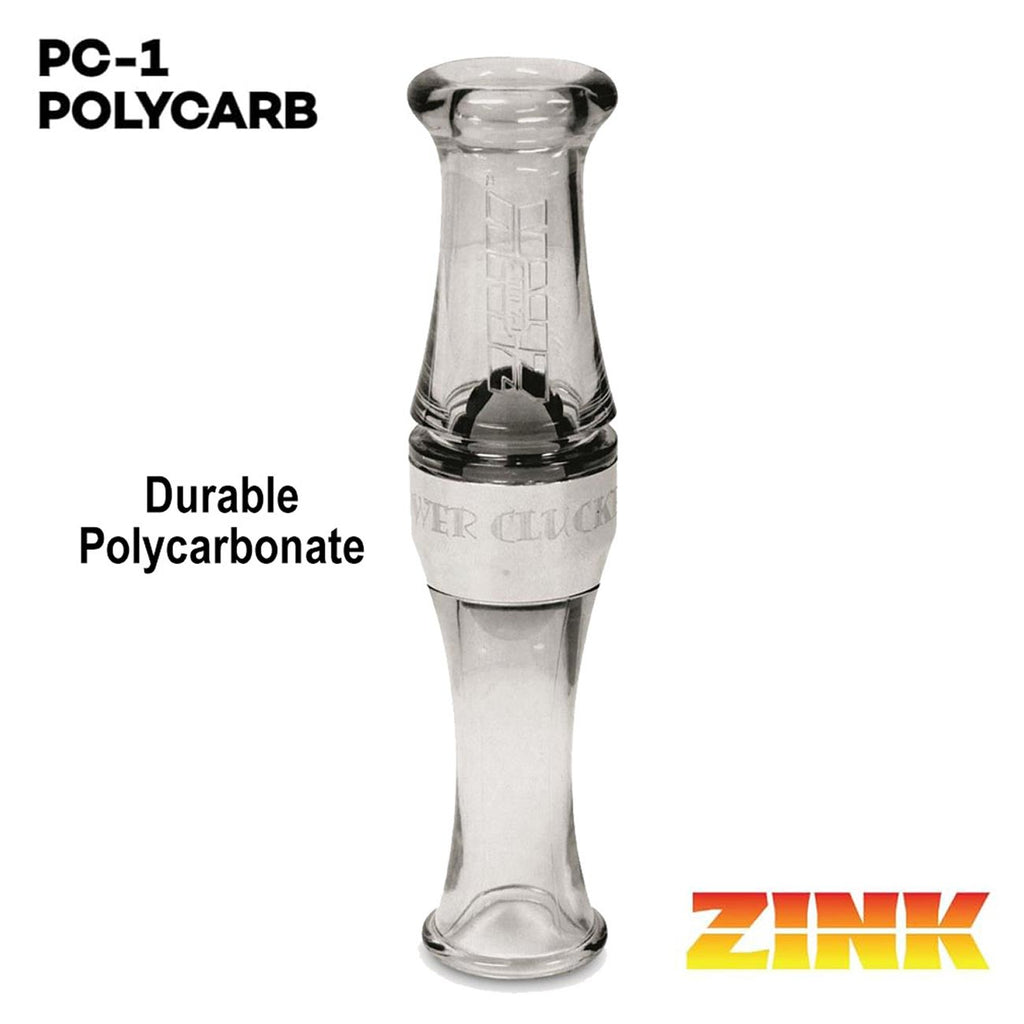 Zink Calls ZNK859 Pc-1 Goose Call Poly Single Smoke