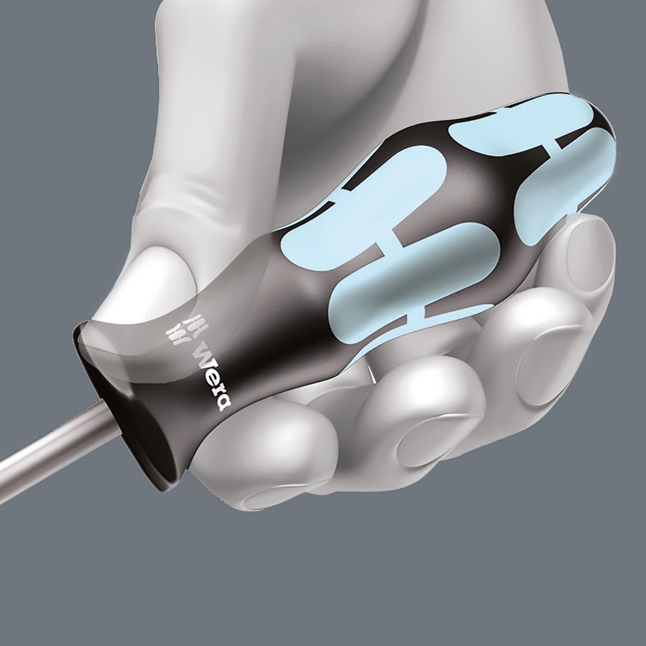 Wera 05032054001 Kraftform Stainless 3367 Torx Screwdriver, TX 20 Head, 4" Blade Length