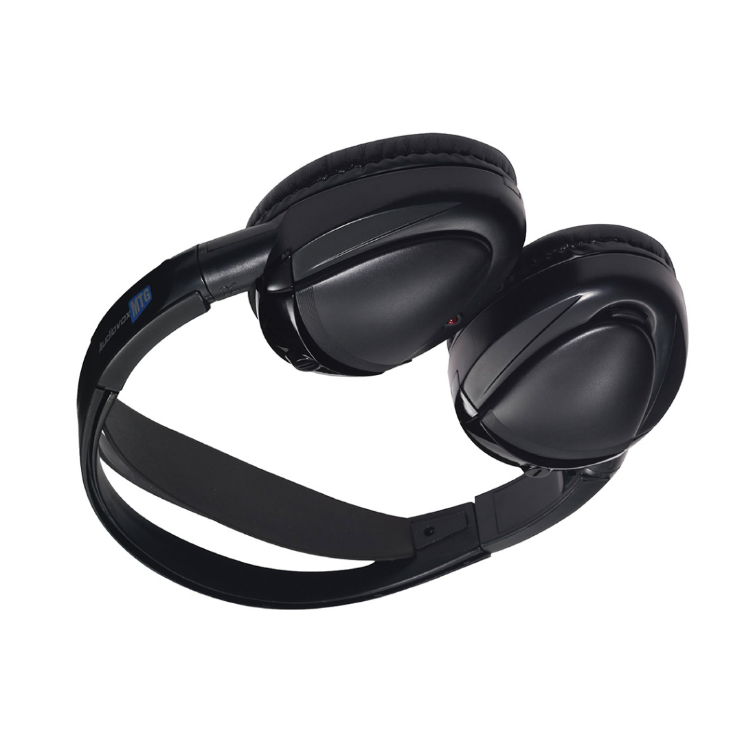 Audiovox Dual Channel Wireless Fold-Flat Headphones with Batteries