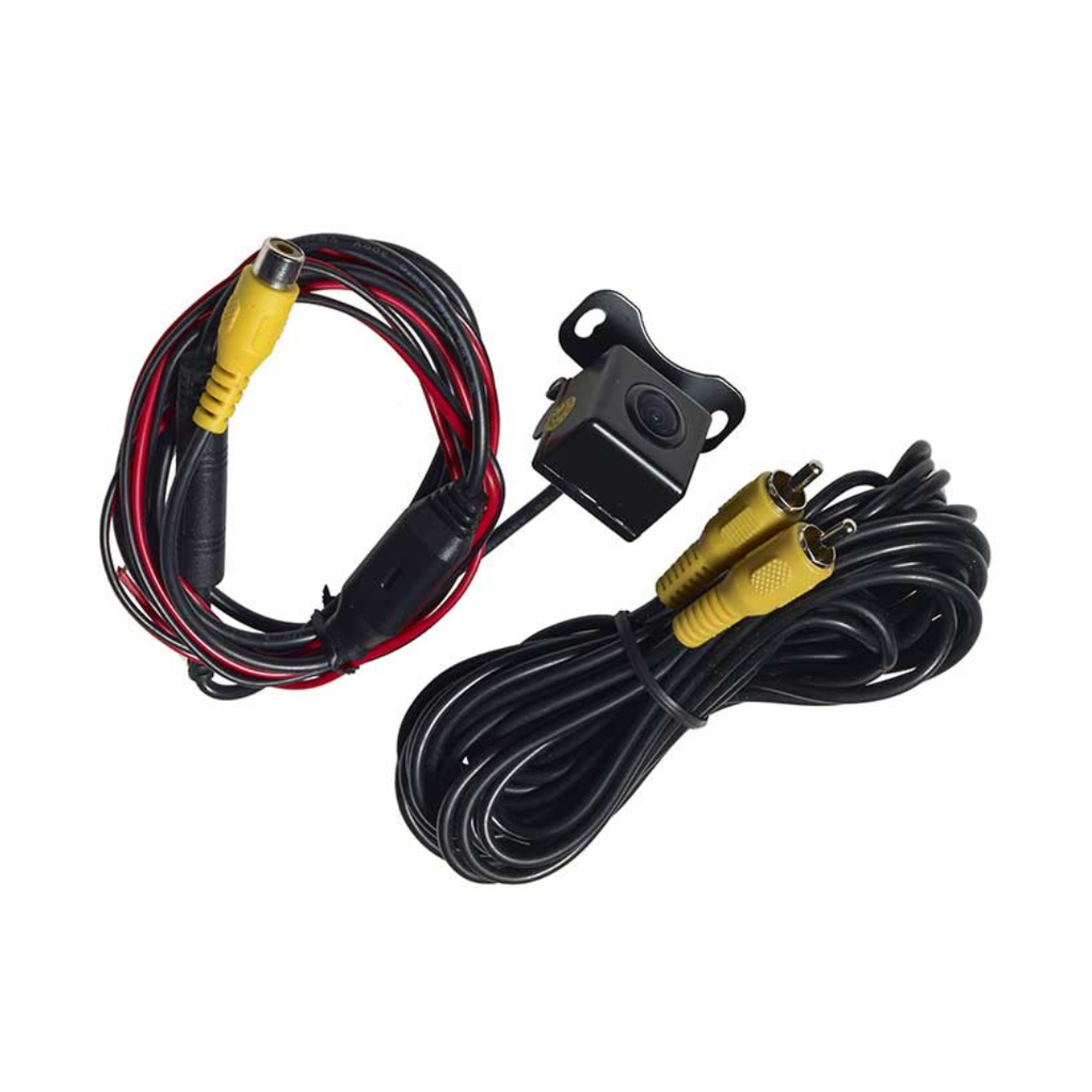Audiovox ACA801 Rearview Backup Camera – License Plate Mount, HD CCD, Parking Lines, Waterproof IP68