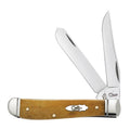 Case WR XX Pocket Knife Smooth Antique Bone Mini Trapper Item #58188 - (6207 SS) - Length Closed: 3 1/2 Inches