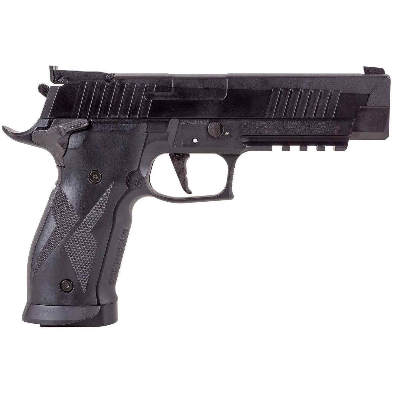 Sig Sauer X-Five CO2-Powered .177 Caliber Semi-Auto Black Air Pistol with 20rd Pellet Mag - CO2 Cartridges Not Included