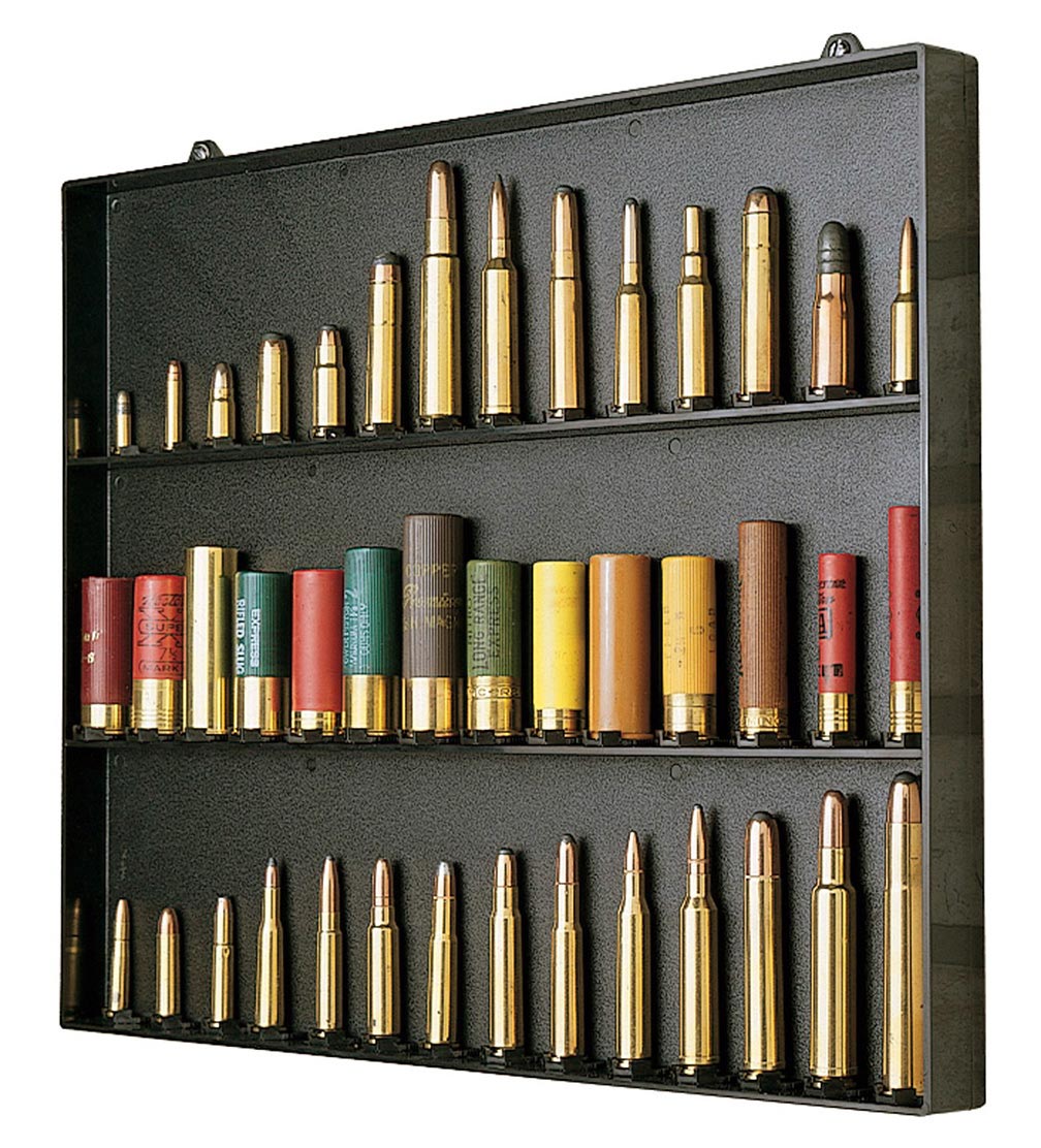 MTM CBD-1-40 Cartridge Display Board, Holds 42-.22CB up to 10 Gauge, USA Made, Black