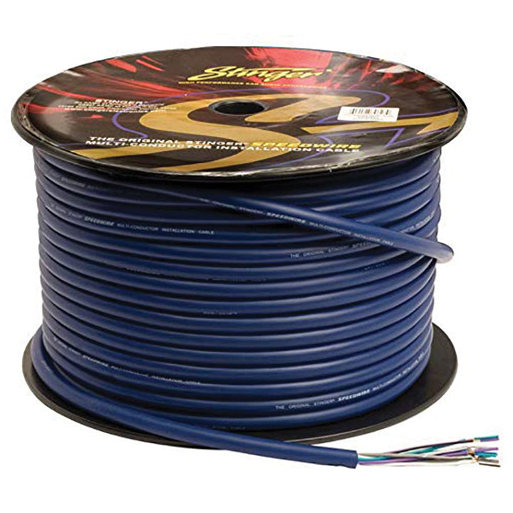 Stinger SGW9920 18 Gauge 9‑Conductor 20 Ft Speed Cable – Multi‑Wire Speaker/Audio Install Wire