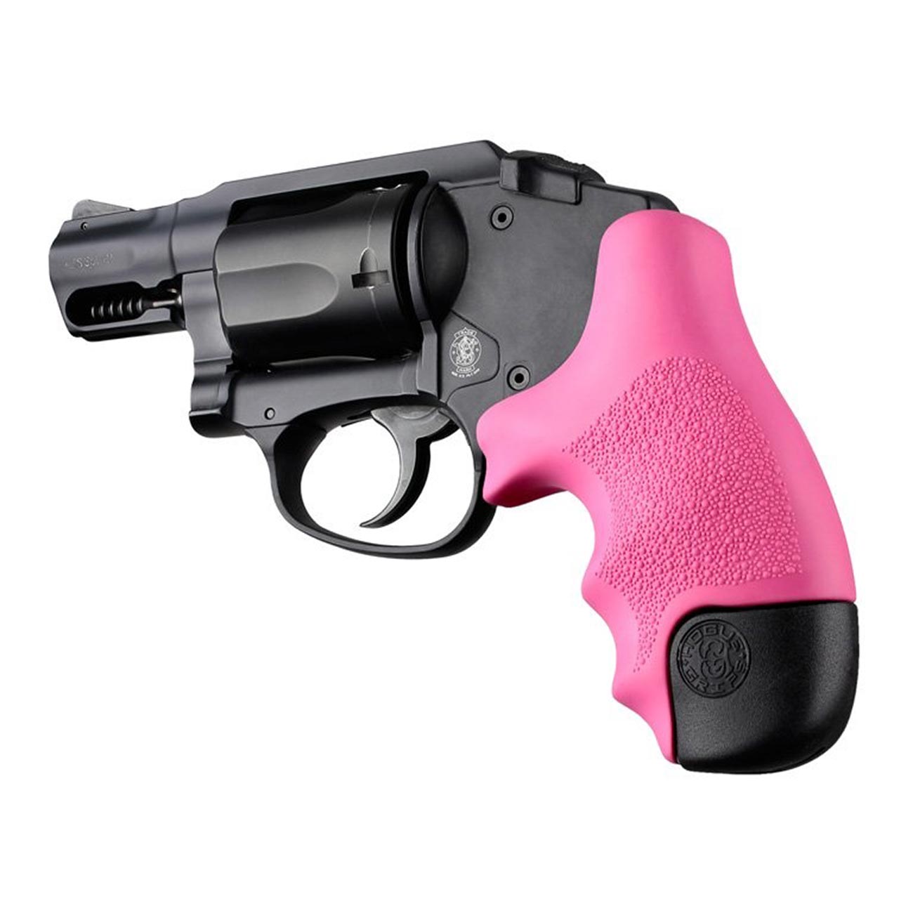 Hogue Rubber Grips (Fits: Smith & Wesson Centennial, Bodyguard), Pink